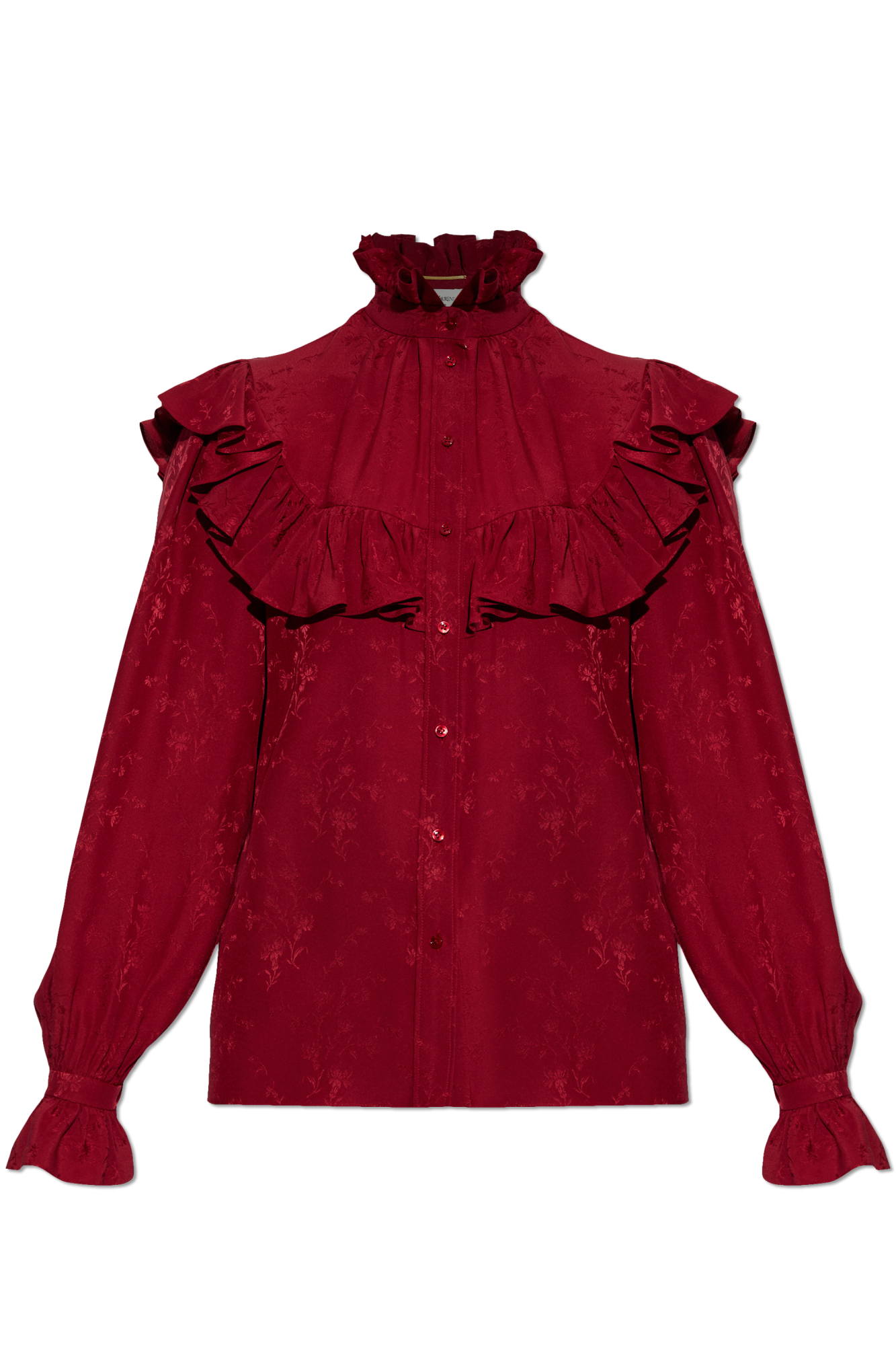 Saint Laurent Shirt with floral motif | Women's Clothing